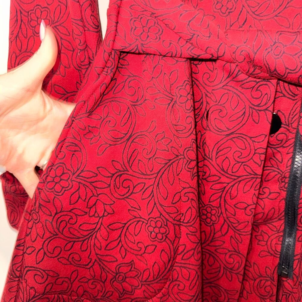 Effie’s Heart Emporium Coat Royal - Red/Black M - Picture 4 of 7